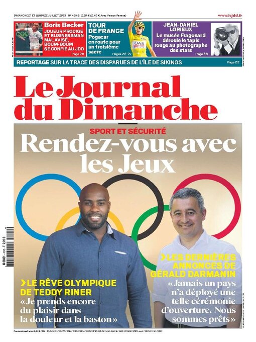 Title details for Le Journal du dimanche by Lagardere Media News - Available